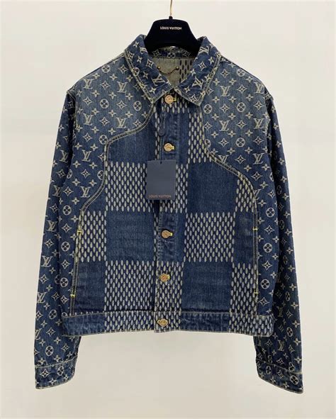 blue louis vuitton jacket.